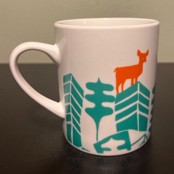 MAGPIE Mengsel Doe Deer & Fawn in an Enchanted Forest Ceramic Mug ~ Britain - Picture 2 of 12